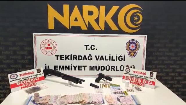 Tekirdağ'da uyuşturucu operasyonunda yakalanan 10 şüpheli tutuklandı