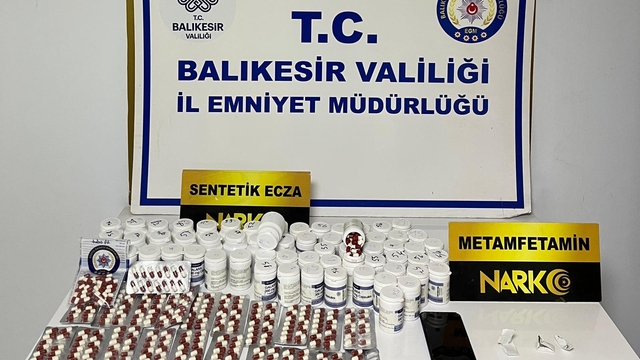Balıkesir'de 3 bin 903 uyuşturucu hap ele geçirildi