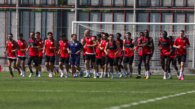 Samsunspor, yeni sezon hazırlıklarını sürdürdü