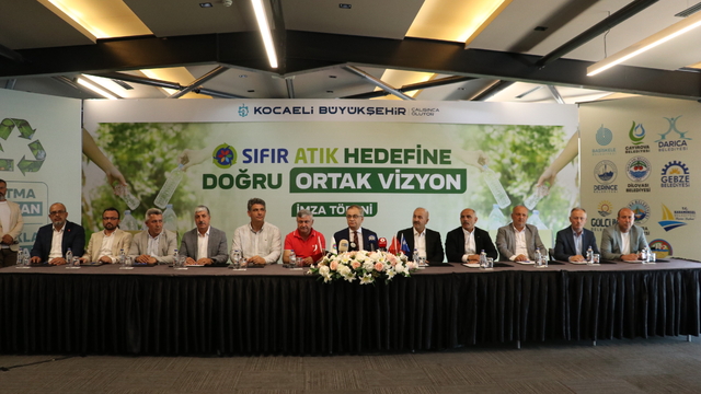 Kocaeli'de "Sıfır Atık Yönetim Sistemi Planı" imzalandı