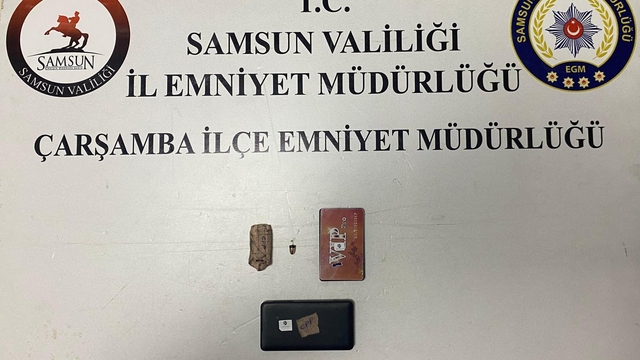 Samsun'da ehliyet sınavında usulsüzlük yapan şüpheli yakalandı