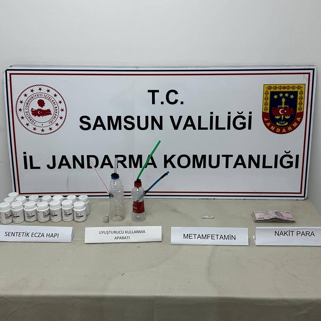Samsun'da uyuşturucu operasyonunda bir zanlı yakalandı