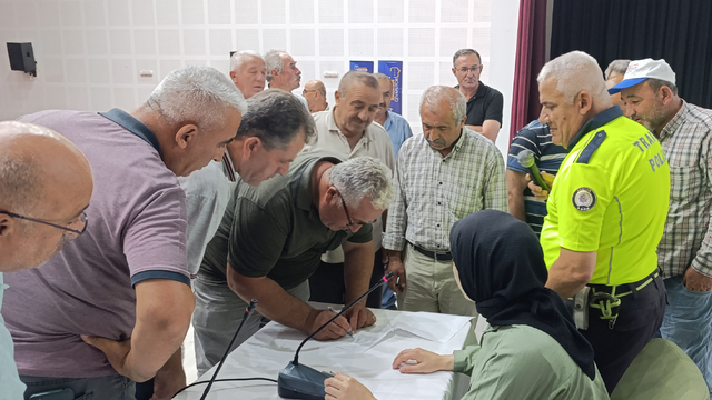 Havza'da şoförlere "Trafik güvenliği" eğitimi verildi