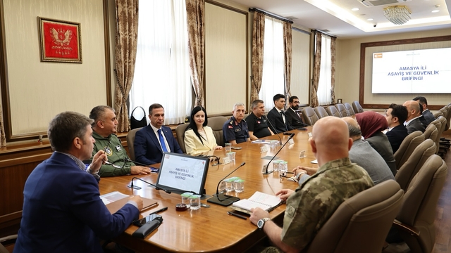 Amasya'da İl Güvenlik ve Asayiş Toplantısı yapıldı