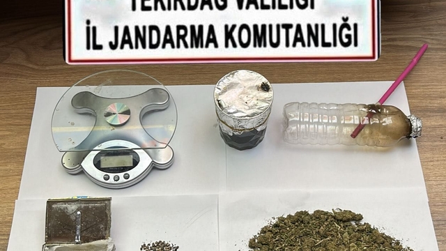 Tekirdağ'da uyuşturucuyla yakalanan 6 şüpheli gözaltına alındı