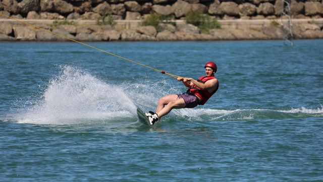 Samsun'daki su kayağı merkezi SUKAY adrenalin tutkunlarını ağırlıyor
