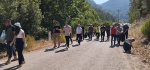 Saimbeyli'de ormanlık alanda temizlik yapıldı