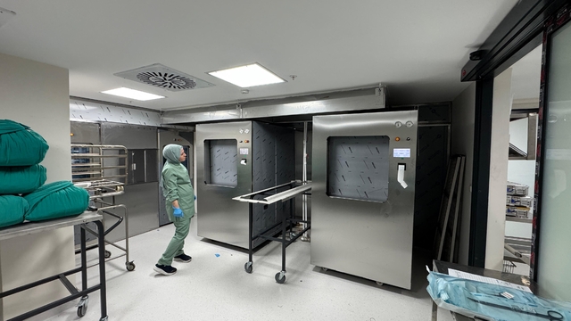 Gazi Yaşargil Eğitim ve Araştırma Hastanesinde sterilizasyon birimi yenilendi