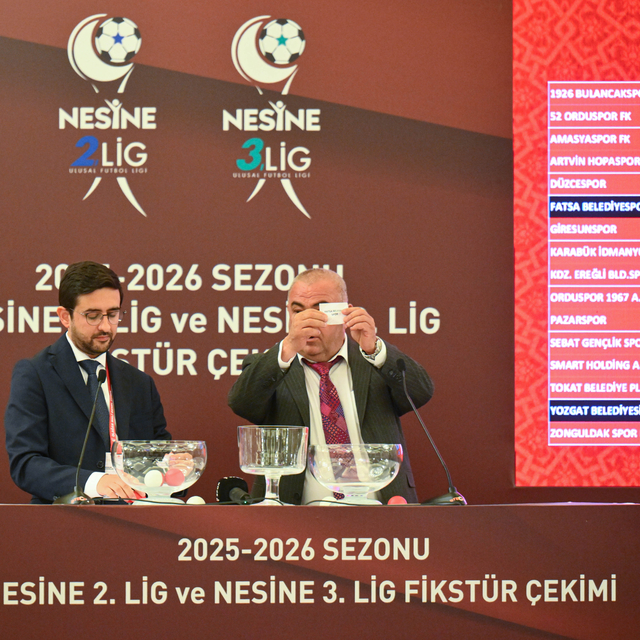 Nesine 2. ve Nesine 3. Lig'in yeni sezon fikstürü, Ankara'da çekildi