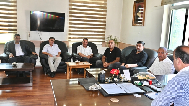 Hizan Belediye Başkanı Şam muhtarlarla bir araya geldi