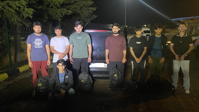 Tekirdağ'da 7 düzensiz göçmen yakalandı