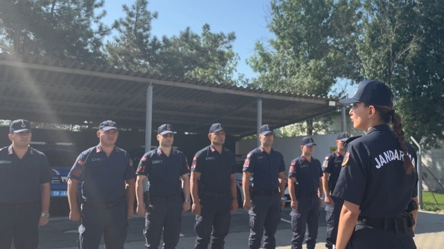 Tekirdağ'ın ilk kadın ilçe jandarma komutanı görevine başladı