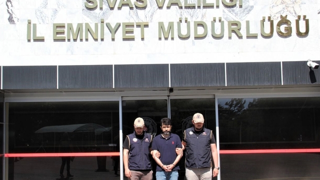Sivas'ta hakkında kesinleşmiş 15 yıl 7 ay 15 gün hapis cezası bulunan hükümlü yakalandı