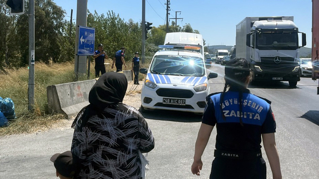 Muğla'da zabıta dilencilik yapanlara yönelik çalışma yaptı