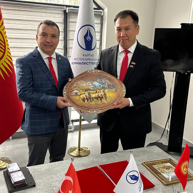 AGC, Kırgız Cumhuriyeti Gazeteciler Birliği ile "kardeş kuruluş" protokolü...