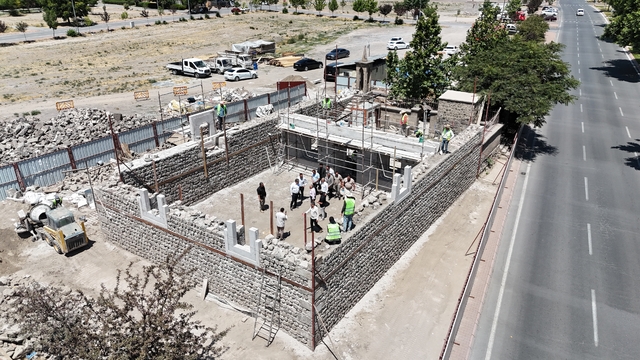 Başkan Büyükkılıç, Tasmakıran Cami'nin restorasyon çalışmalarını inceledi