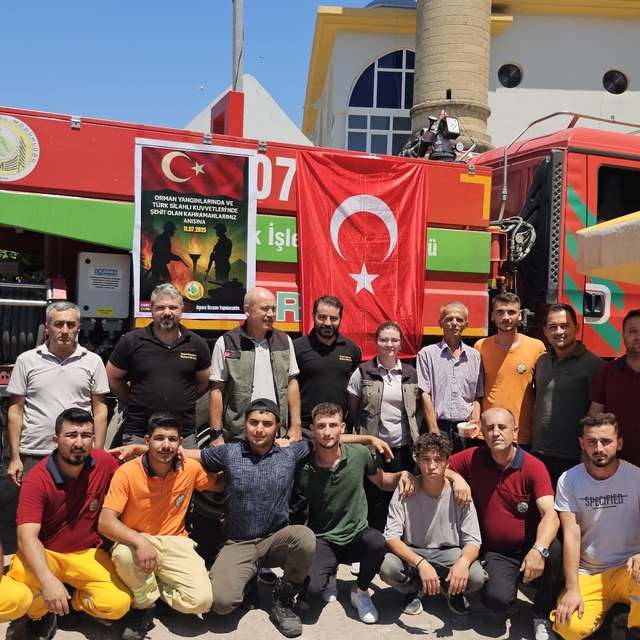 Serik Orman İşletme Müdürlüğü ekipleri aşure ikramında bulundu