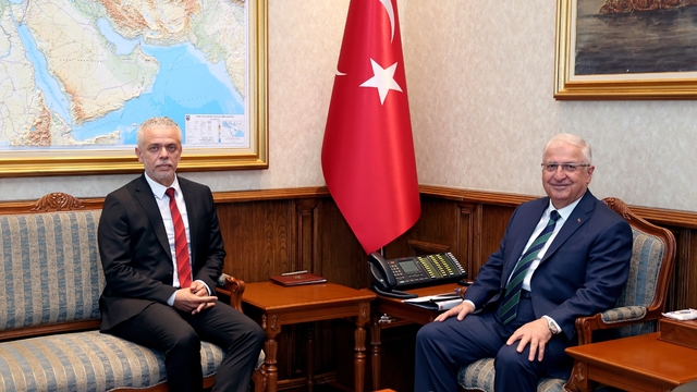 Milli Savunma Bakanı Güler, KKTC'nin Ankara Büyükelçisi Korukoğlu'nu kabul etti