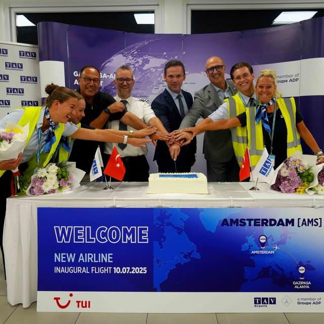 Gazipaşa-Alanya ile Amsterdam arasında direkt uçuşlar haftada üç güne çıktı