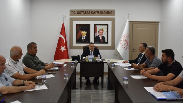 Boyabat OSB Müteşebbis Heyeti toplantısı yapıldı