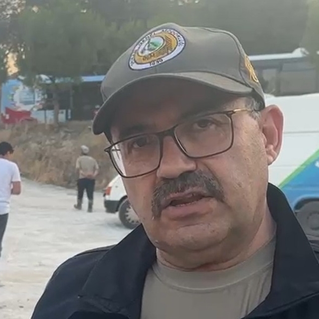 Bursa- Balıkesir sınırında orman yangını (3)