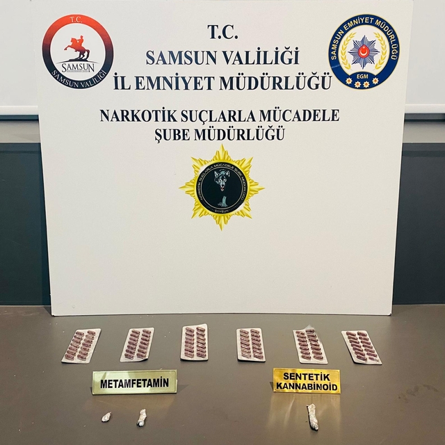 Samsun'da düzenlenen uyuşturucu operasyonunda 1 zanlı yakalandı