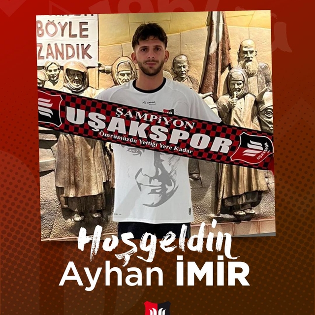 Uşakspor'da forvete genç takviye