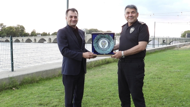 Edirne Emniyetinden tayini çıkan personeller uğurlandı