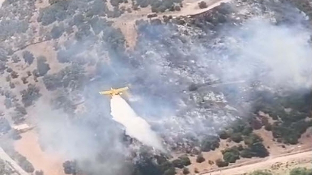 Muğla'da tarım arazisinde yangın (2)