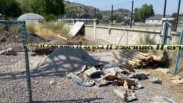 Kayseri'de toprak kayması sonucu 1 işçi yaralandı