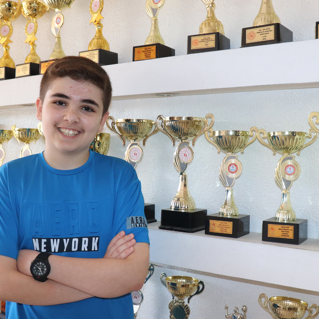 Ordu'da LGS sınavında tam puan alan Balcı, başarısını disiplinli çalışmaya...