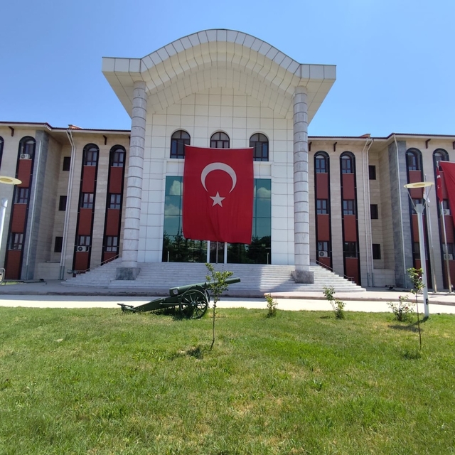 Afyonkarahisar'da kamu binalarına "Terörsüz Türkiye"ye destek için Türk bay...