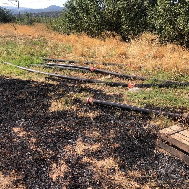 Bilecik'te anız yangını büyümeden söndürüldü