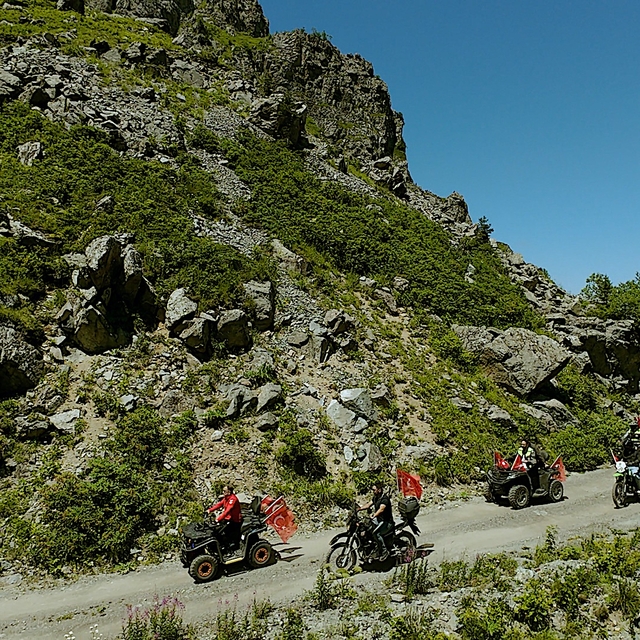 Zorlu Derebaşı virajları motosiklet tutkunlarını ağırladı