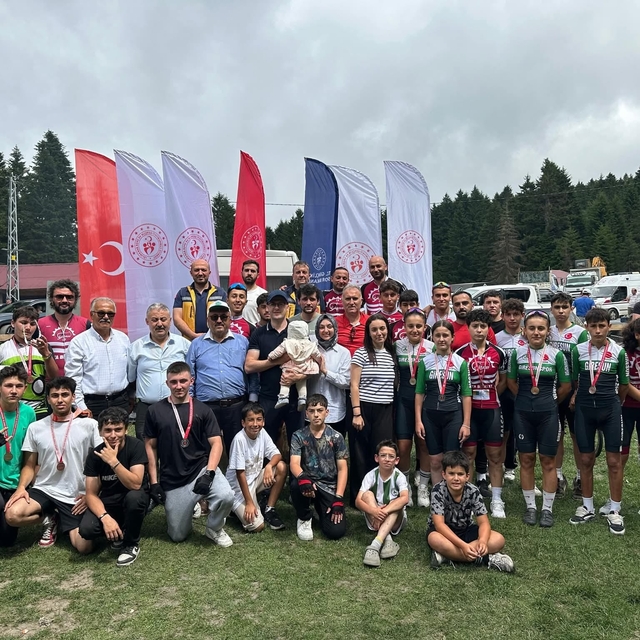 Kulakkaya yaylasında bisiklet etkinliği düzenlendi