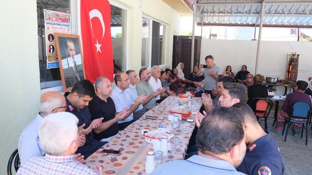 Turhal'da şehit İsmail Bay için mevlit okutuldu