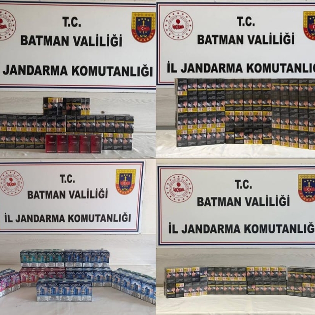 Batman'da kaçakçılık operasyonunda 4 kişi hakkında adli işlem yapıldı