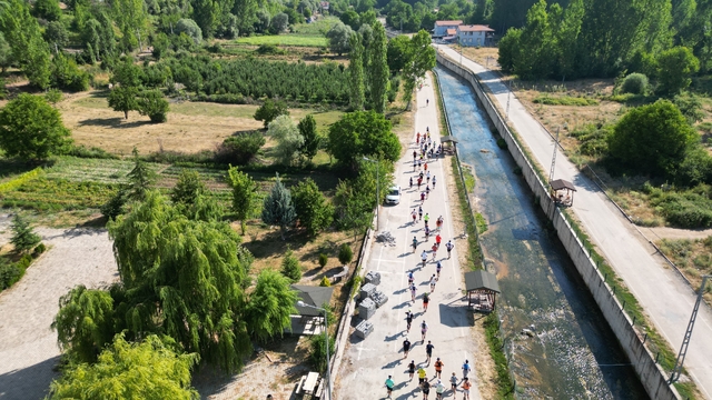 Isparta'da "Anamas Trail" koşusu yapıldı