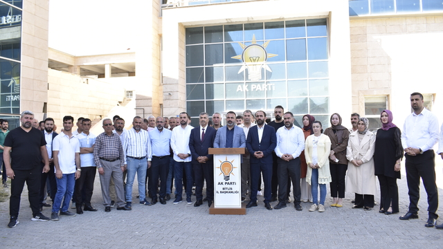 AK Parti Bitlis teşkilatından "Terörsüz Türkiye" sürecine ilişkin açıklama