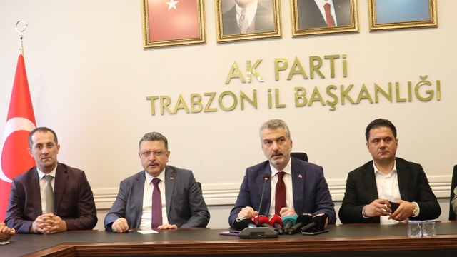 Karadeniz'de AK Parti Teşkilatları "Terörsüz Türkiye" sürecine ilişkin açıklama yaptı