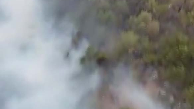 Konya'daki orman yangını 2'nci gününde