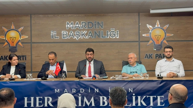 AK Parti Mardin İl Başkanı Uncu'dan "Terörsüz Türkiye" sürecine ilişkin açıklama