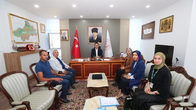 Yeşilay Tokat Şube Başkanı Ateş'ten Tokat Valisi Köklü'ye ziyaret