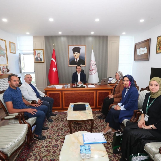 Yeşilay Tokat Şube Başkanı Ateş'ten Tokat Valisi Köklü'ye ziyaret