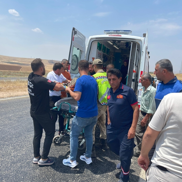 Siirt'te devrilen otomobilin sürücüsü yaralandı