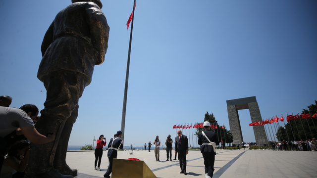 Çanakkale Şehitler Abidesi'nde 15 Temmuz şehitleri anıldı