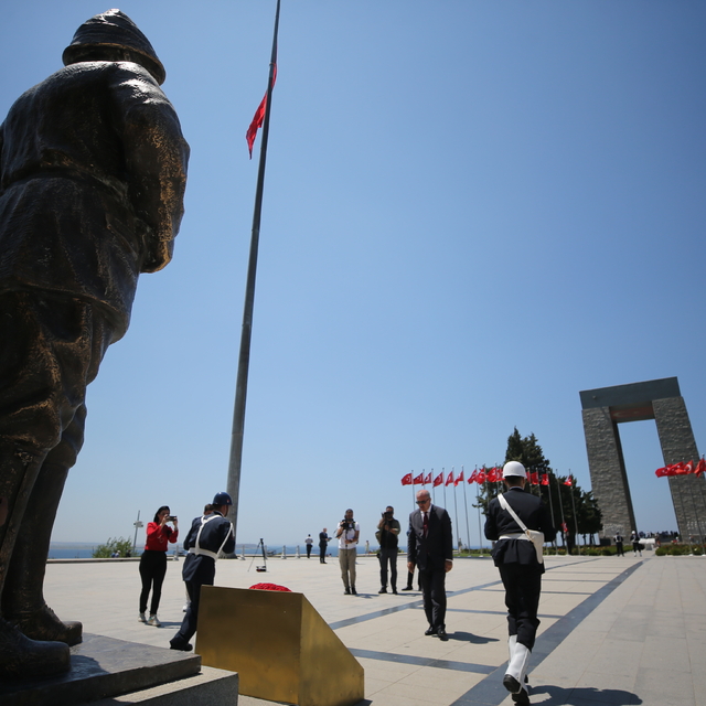 Çanakkale Şehitler Abidesi'nde 15 Temmuz şehitleri anıldı
