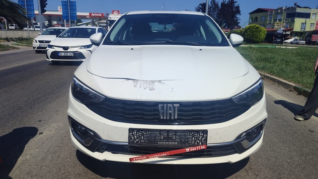 Çarşamba'da otomobilin çarptığı motosiklet sürücüsü yaralandı