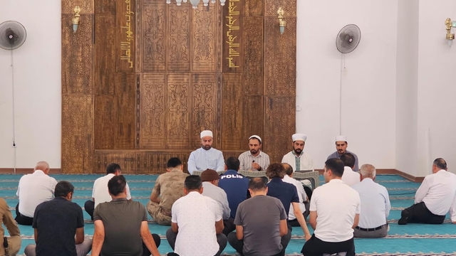 Hasankeyf'te 15 Temmuz Demokrasi ve Milli Birlik Günü etkinlikleri kapsamında mevlit okundu