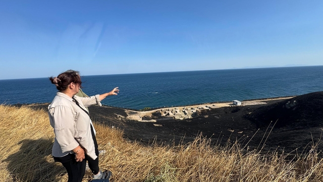 Perinthos Antik Kenti yakınında anız yangını (2)